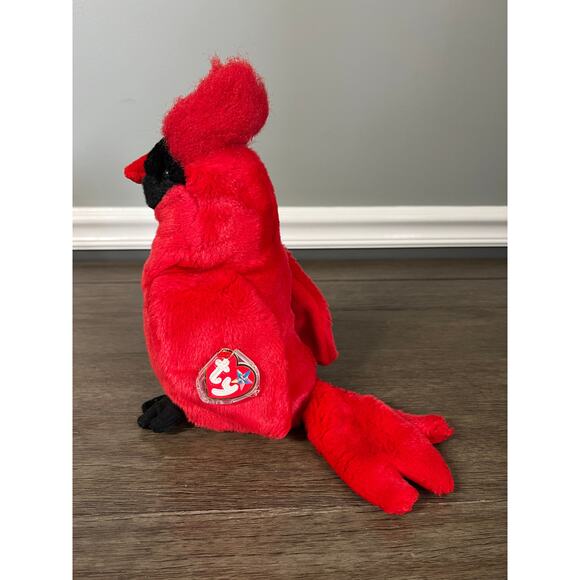 Vintage 2001 Ty Beanie Buddies The Cardinal Plush - Picture 3 of 8